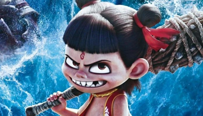 Nezha Dewata Tiongkok Berakar India Nalakuvara yang Tahun Ini Jadi Sensasi Layar Lebar Dunia (Foto: Ricethresher) Nezha Dewata Tiongkok yang Memiliki Akar India yaitu Nalakuvara