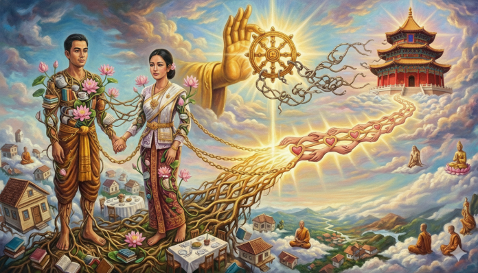 Perumah Tangga juga bisa merealisasikan jalan pembebasannya sehingga relasi di tempatkan sebagai jalan bukan belenggu (Ilustrasi: Gemini) Jalan Pembebasan di Tengah Hidup Perumah Tangga