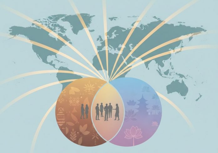 Buddhisme Asia Timur di Afrika Mempertanyakan Minimnya Lokalitas (Ilustrasi menggunakan Gemini) Buddhisme Asia Timur di Afrika: Sebuah Refleksi atas Minimnya Lokalitas