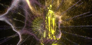 Cyber NamuNamu memadukan mantra Buddha, Musik Elekronik dan visual digital imersif untuk suatu pengalaman spiritual baru.