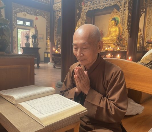 Bhiksu Yang Mun memiliki jutaan follower di media sosial, belakangan terungkap ternyata dibuat dengan AI.