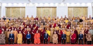 Delegasi Buddhis Tiongkok (BAC) diterima penasihat politik tertinggi Wang Huning.