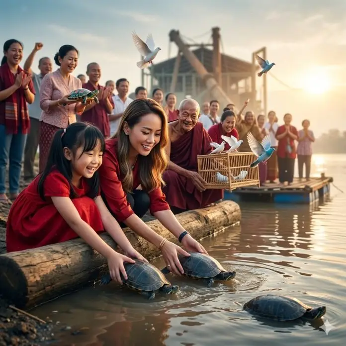 Praktik Fangsheng membutuhkan keseimbangan welas asih dan kebijaksanaan.
