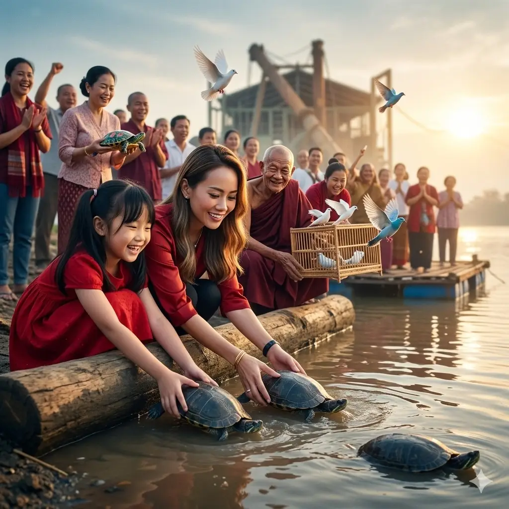 Praktik Fangsheng membutuhkan keseimbangan welas asih dan kebijaksanaan.
