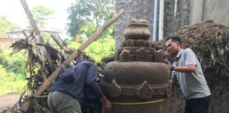 Candi Buddha ditemukan di Boyolali Jawa Tengah.