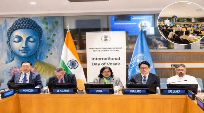 India gaungkan nilai Buddhadharma untuk perdamaian dunia. Hal ini disampaikan perwakilan India jelang perayaan Tri Suci Waisak di PBB.