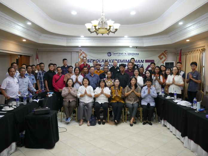Foto Bersama para peserta Sekolah Kepemimpinan Strategis atau Sespim Institut Nagarjuna ke-7 di Regional Lampung.