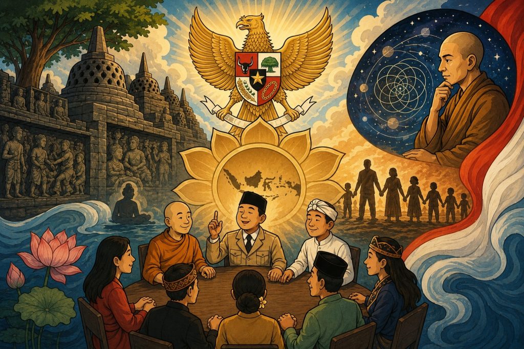 Jejak Buddha dalam Pancasila Dasar Negara RI