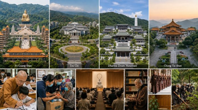 BUddhadharma Humanistik: Empat Gunung Besar Taiwan